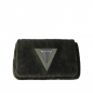 Preview: Crossbody Bag aus Lammfell in grün -EPONA- MINI